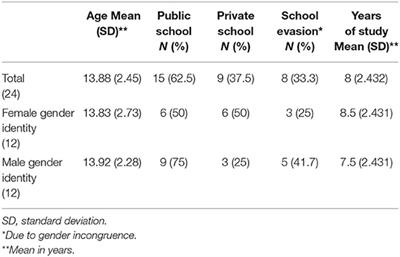 Descriptive Study of Transgender Youth Receiving Health Care in the Gender Identity Program in Southern Brazil